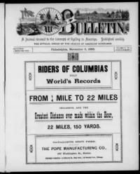 The L.A.W. Bulletin, Vol 3, No 19