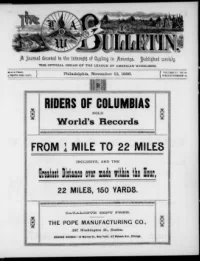 The L.A.W. Bulletin, Vol 3, No 20