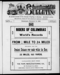 The L.A.W. Bulletin, Vol 3, No 21