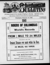 The L.A.W. Bulletin, Vol 3, No 22