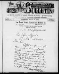 The L.A.W. Bulletin, Vol 3, No 8