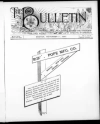 The L.A.W. Bulletin, Vol 5, No 19