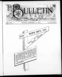 The L.A.W. Bulletin, Vol 5, No 20