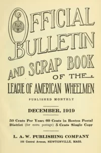 Official Bulletin American Wheelmen, Vol 17, No 12 cover
