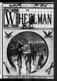Outing and the Wheelman, Vol 1, No 3 cover