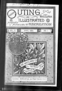Outing and the Wheelman, Vol 4, No 1 cover