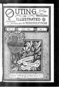 Outing and the Wheelman, Vol 4, No 4 cover