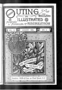 Outing and the Wheelman, Vol 4, No 5 cover