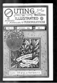 Outing and the Wheelman, Vol 5, No 1 cover