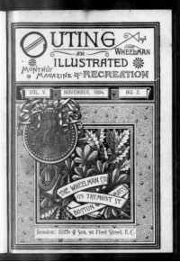 Outing and the Wheelman, Vol 5, No 2 cover
