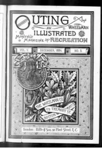 Outing and the Wheelman, Vol 5, No 3 cover