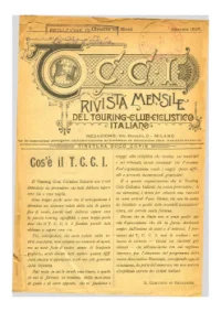 Rivista Mensile del Touring Club Ciclistico Italiano cover