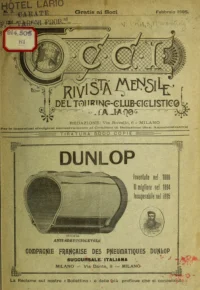 Rivista Mensile del Touring Club Italiano, Vol 1, No 2 cover