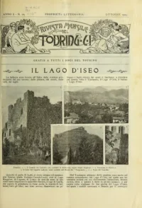 Rivista Mensile del Touring Club Italiano, Vol 10, No 10 cover