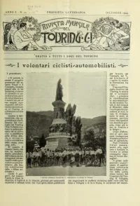 Rivista Mensile del Touring Club Italiano, Vol 10, No 12 cover