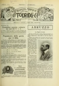 Rivista Mensile del Touring Club Italiano, Vol 10, No 4 cover