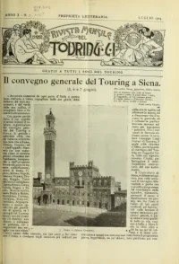 Rivista Mensile del Touring Club Italiano, Vol 10, No 7 cover