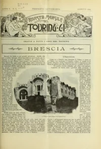 Rivista Mensile del Touring Club Italiano, Vol 10, No 8 cover