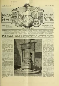 Rivista Mensile del Touring Club Italiano, Vol 13, No 10 cover