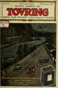 Rivista Mensile del Touring Club Italiano, Vol 16, No 1