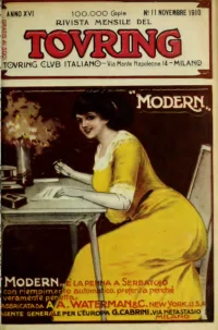 Rivista Mensile del Touring Club Italiano, Vol 16, No 11