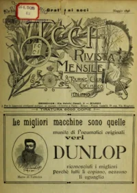 Rivista Mensile del Touring Club Italiano, Vol 2, No 5 cover
