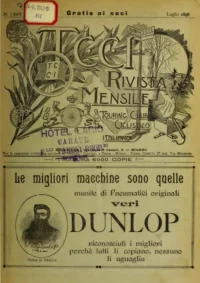 Rivista Mensile del Touring Club Italiano, Vol 2, No 7 cover