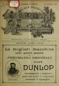 Rivista Mensile del Touring Club Italiano, Vol 3, No 4 cover