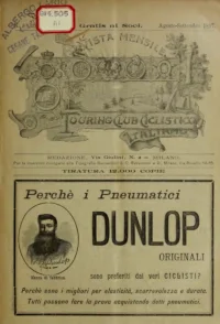 Rivista Mensile del Touring Club Italiano, Vol 3, No 8