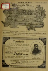 Rivista Mensile del Touring Club Italiano, Vol 4, No 2 cover