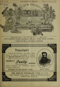 Rivista Mensile del Touring Club Italiano, Vol 4, No 5 cover
