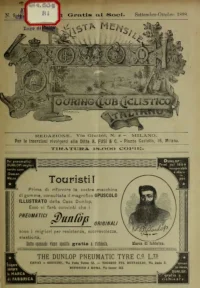 Rivista Mensile del Touring Club Italiano, Vol 4, No 9 cover