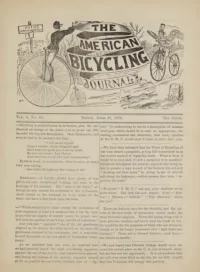 The American Bicycling Journal, Vol 1, No 10