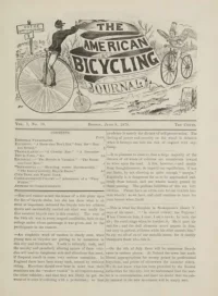 The American Bicycling Journal, Vol 1, No 13