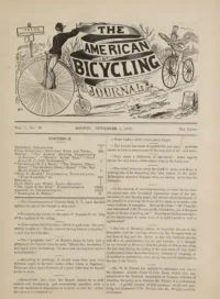 The American Bicycling Journal, Vol 1, No 18