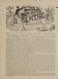 The American Bicycling Journal, Vol 1, No 3