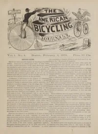 The American Bicycling Journal, Vol 1, No 4