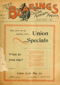 The Bearings, Vol 10, No 1 cover