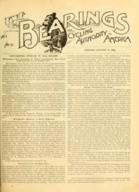 The Bearings, Vol 10, No 25 cover
