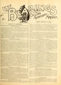 The Bearings, Vol 10, No 9 cover