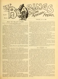 The Bearings, Vol 11, No 16 cover