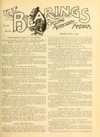 The Bearings, Vol 11, No 22 cover