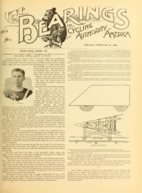 The Bearings, Vol 11, No 3 cover