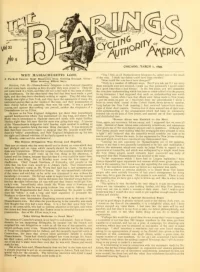 The Bearings, Vol 11, No 5 cover