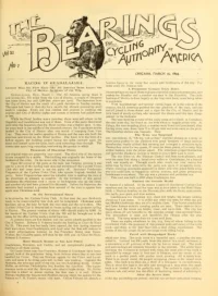 The Bearings, Vol 11, No 7 cover