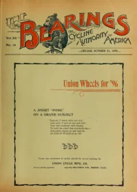 The Bearings, Vol 12, No 14 cover