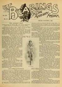 The Bearings, Vol 12, No 15 cover