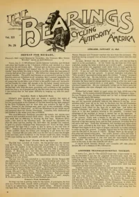 The Bearings, Vol 12, No 25 cover