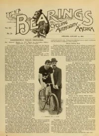 The Bearings, Vol 12, No 26 cover