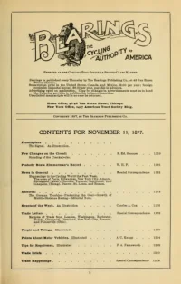 The Bearings, Vol 16, No 15 cover